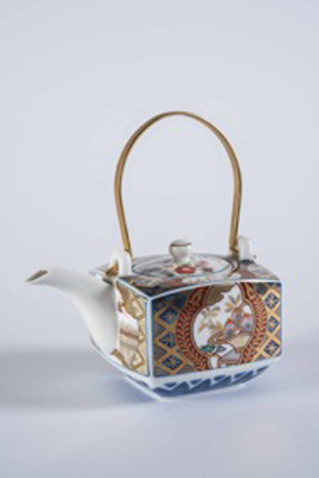 Oriental Style Porcelain Teapot