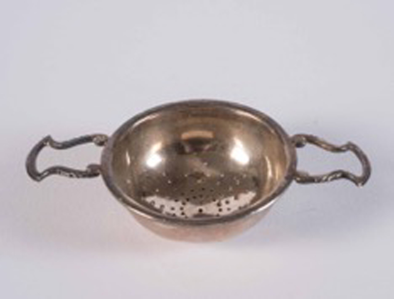 Small Silver Plated Tea Strainer