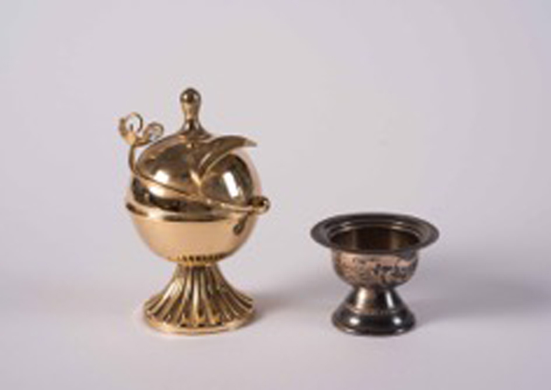 Two Metal Serving Pieces