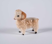 Vintage Glazed Porcelain Baby Sheep