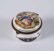 Porcelain Printed Miniature Trinket Box
