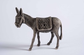 Pewter Figurine of a Donkey